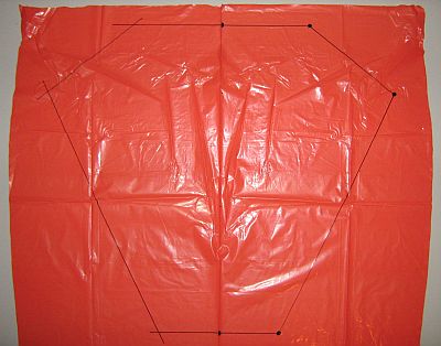 How to build a barn door kite - sail edges 1