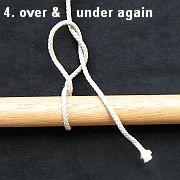 Knot Tying Instructions - Half Hitches - 4